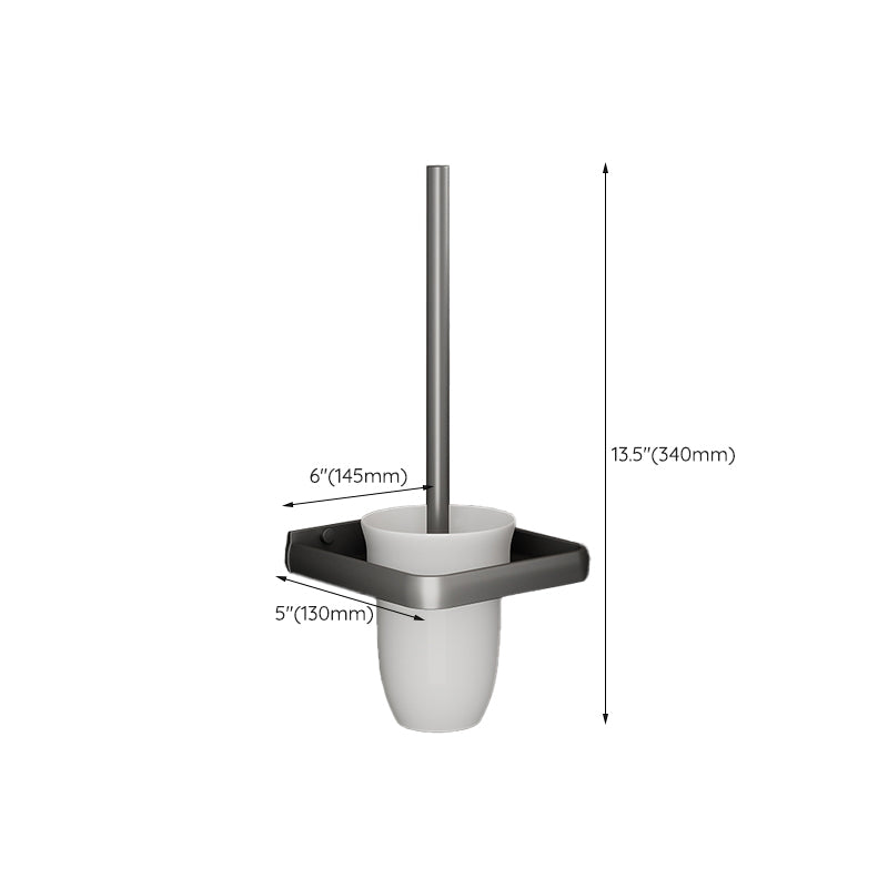 Avtoit | Modern gray aluminum bathroom accessory set