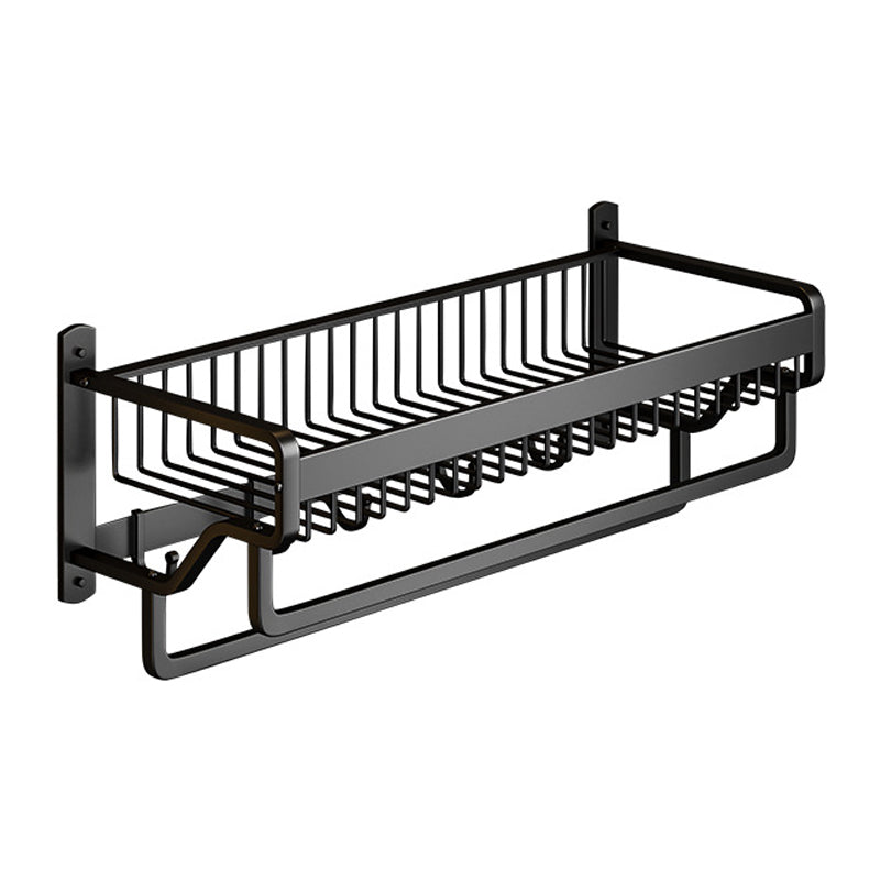 Avtoit | Matt Black 2-piece modern bathroom accessories as a single item or as a set with bath shelf