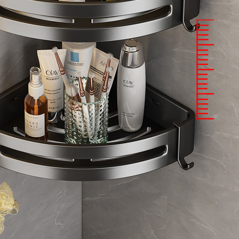 Avtoit | Matt Black 2-piece modern bathroom accessories as a single item or as a set with bath shelf
