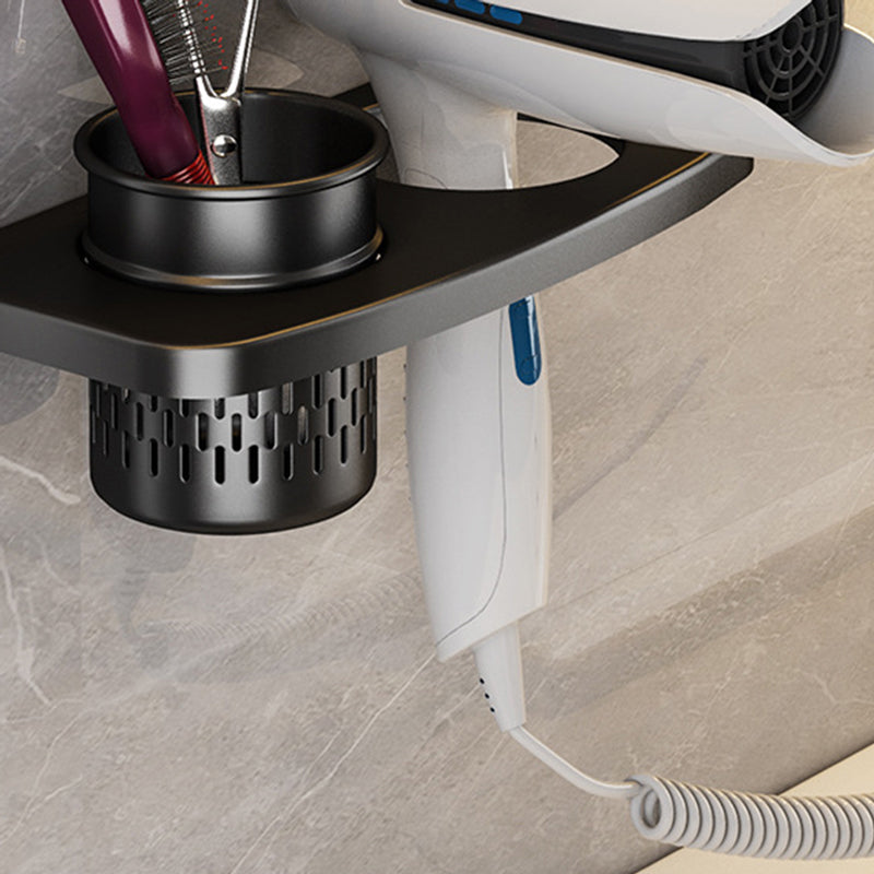 Avtoit | Matt Black 2-piece modern bathroom accessories as a single item or as a set with bath shelf