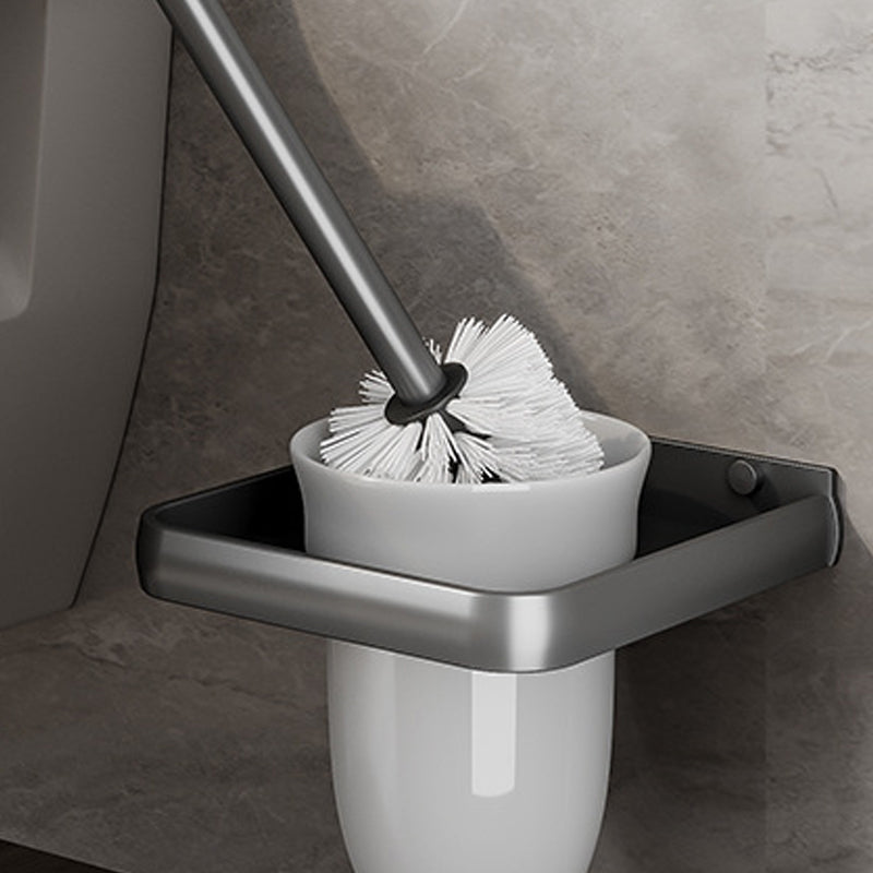 Avtoit | Gray bathroom accessories as a single piece or as a set with towel holder/bathroom shelf/robe hooks