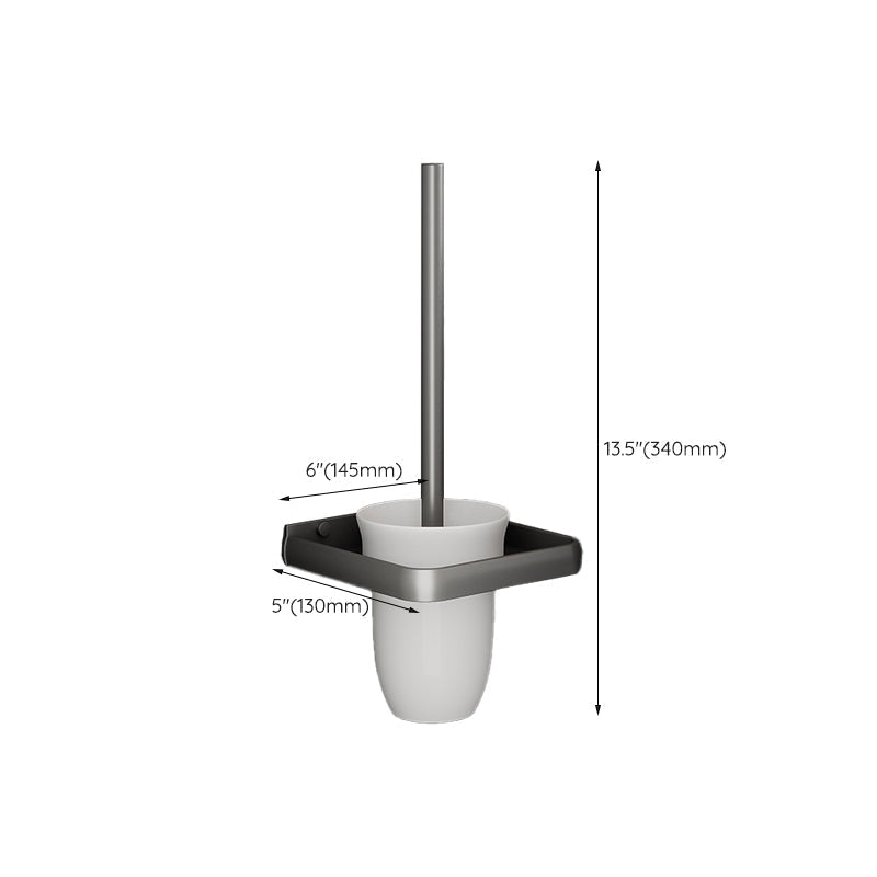 Avtoit | Gray bathroom accessories as a single piece or as a set with towel holder/bathroom shelf/robe hooks