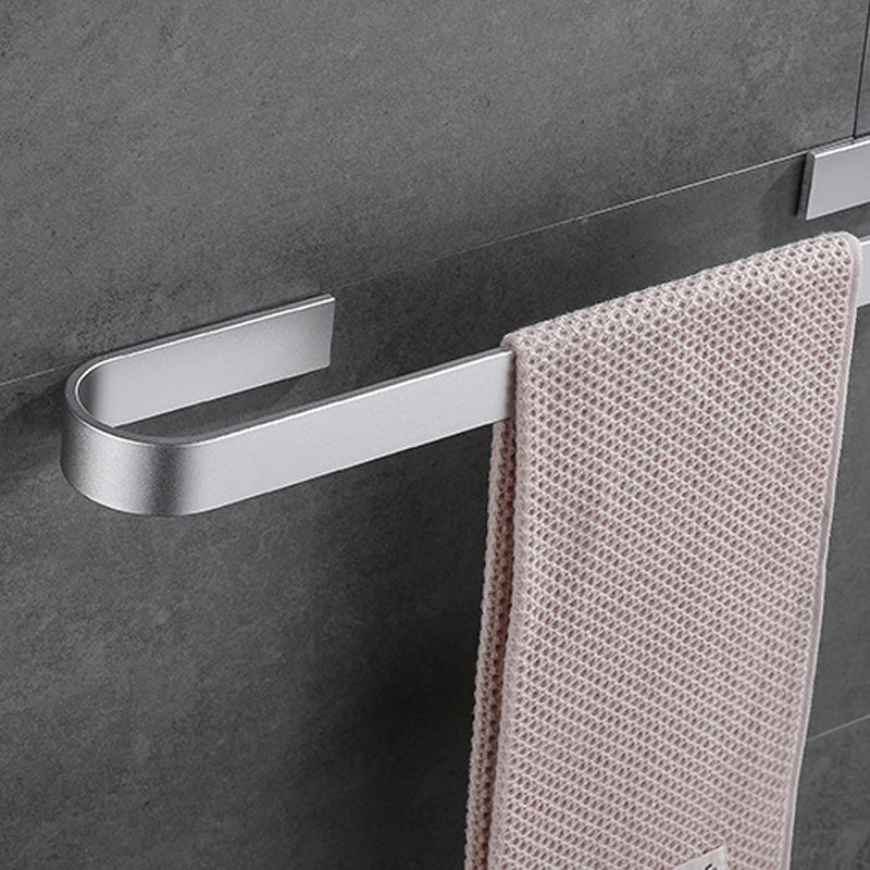 Avtoit | Contemporary 2-piece bathroom accessory set aluminum stainless steel towel bar