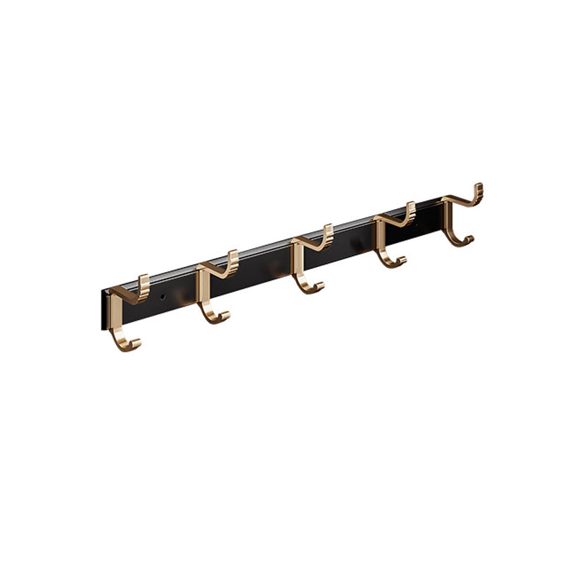 Avtoit | Black and Brass Bathroom Hardware Set Modern Stainless Steel Bathroom Shelf/Towel Holder/Paper Holder