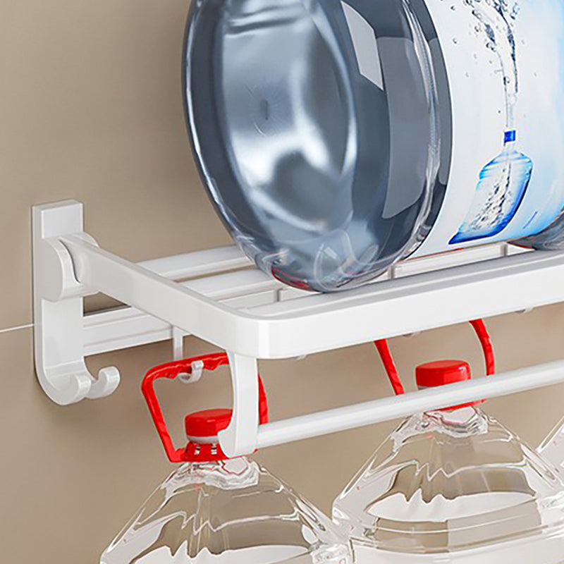 Avtoit | White Bathroom Accessory Set Contemporary Aluminum Bathroom Accessory Kit with Towel Holder