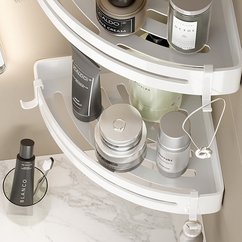 Avtoit | White Bathroom Accessory Set Contemporary Aluminum Bathroom Accessory Kit with Towel Holder