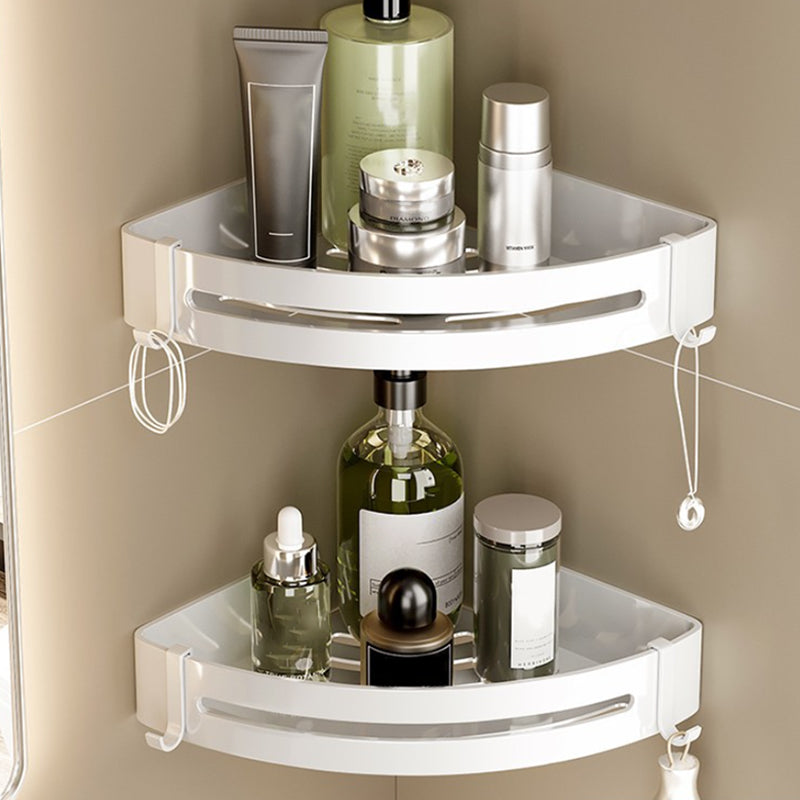 Avtoit | White Bathroom Accessory Set Contemporary Aluminum Bathroom Accessory Kit with Towel Holder