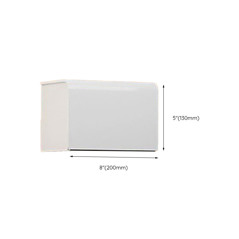 Avtoit | White Bathroom Accessory Set Contemporary Aluminum Bathroom Accessory Kit with Towel Holder