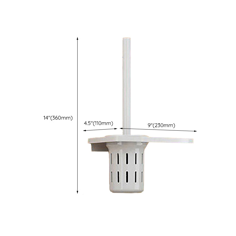 Avtoit | White Bathroom Accessory Set Contemporary Aluminum Bathroom Accessory Kit with Towel Holder