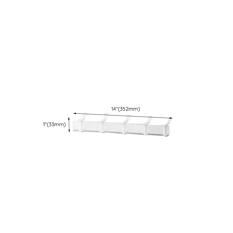Avtoit | White Bathroom Accessory Set Contemporary Aluminum Bathroom Accessory Kit with Towel Holder