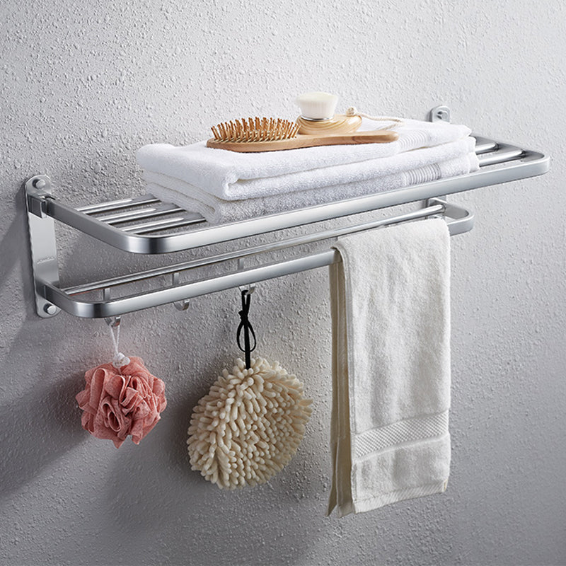 Avtoit | Contemporary bathroom accessory set made of aluminum with towel holder/bath shelf