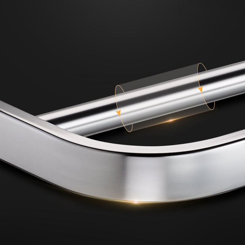 Avtoit | Contemporary bathroom accessory set made of aluminum with towel holder/bath shelf