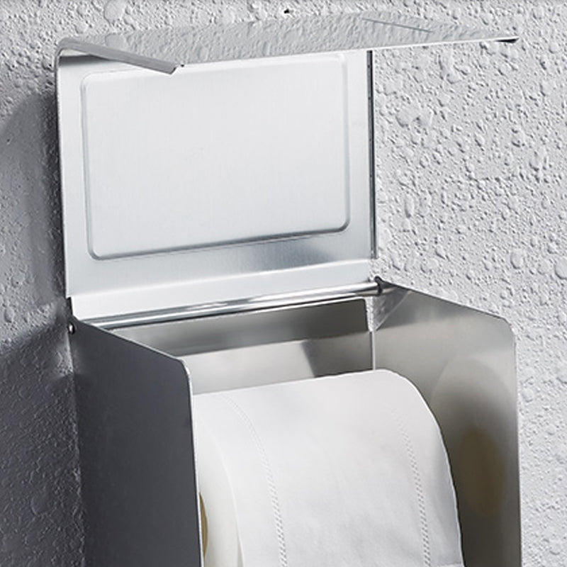 Avtoit | Contemporary bathroom accessory set made of aluminum with towel holder/bath shelf