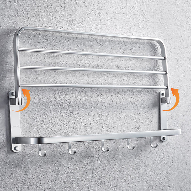 Avtoit | Contemporary bathroom accessory set made of aluminum with towel holder/bath shelf