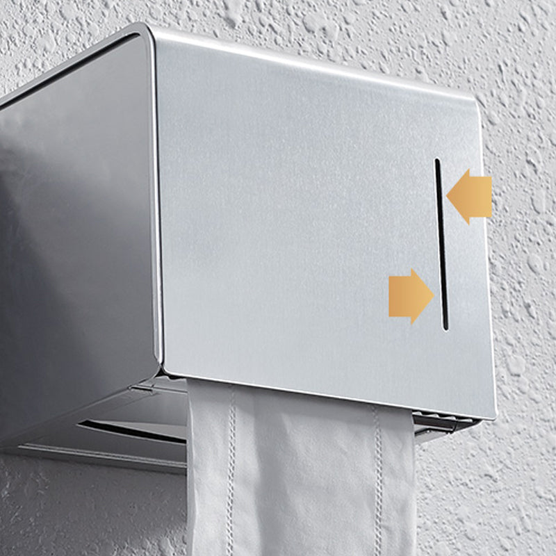 Avtoit | Contemporary bathroom accessory set made of aluminum with towel holder/bath shelf