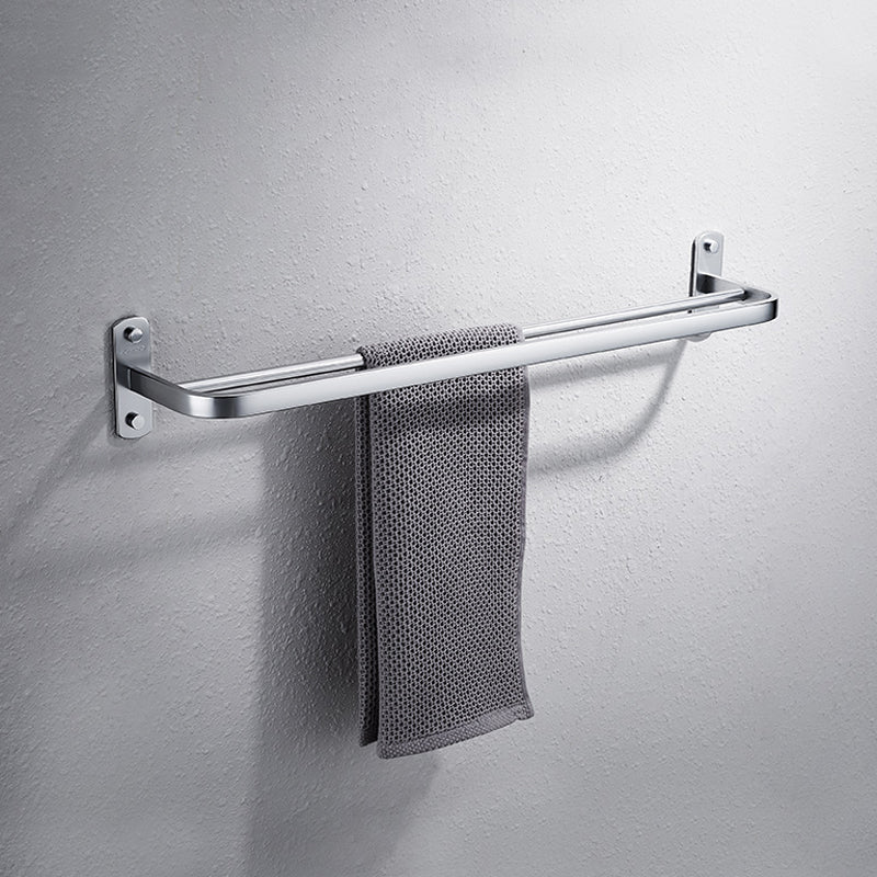 Avtoit | Contemporary bathroom accessory set made of aluminum with towel holder/bath shelf