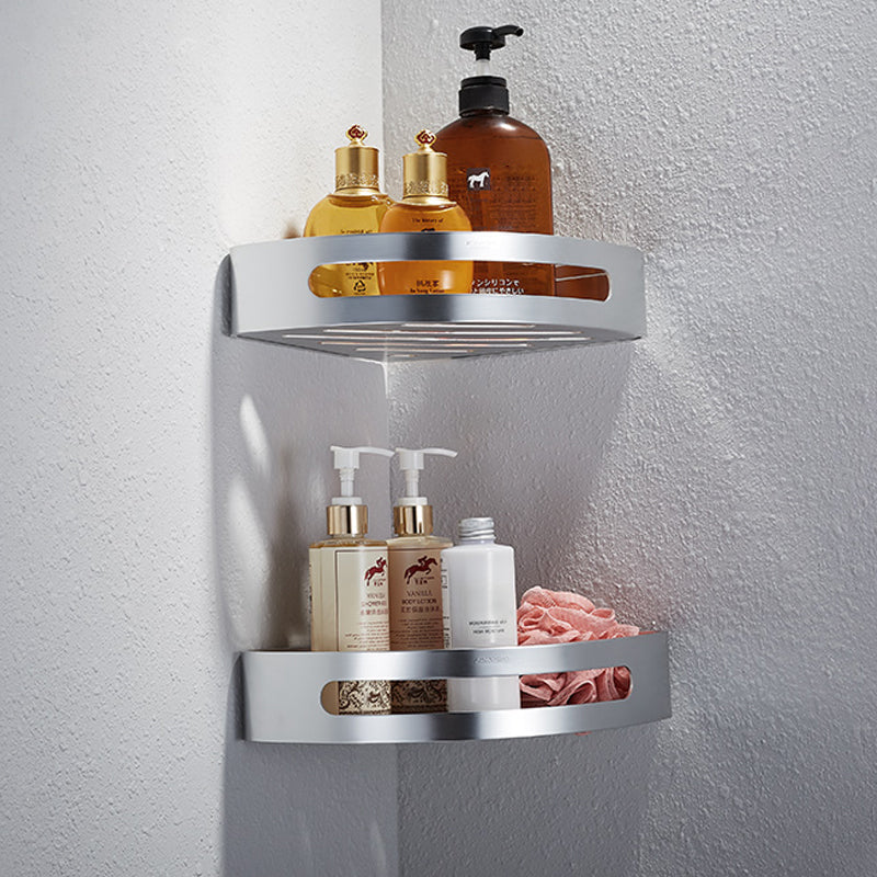 Avtoit | Contemporary bathroom accessory set made of aluminum with towel holder/bath shelf