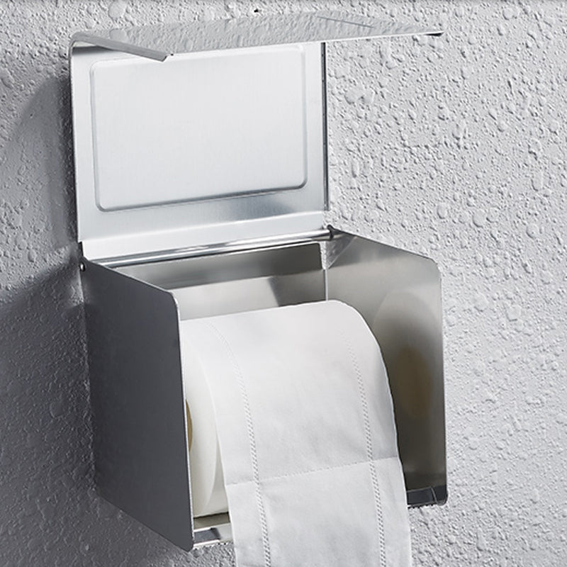 Avtoit | Contemporary bathroom accessory set made of aluminum with towel holder/bath shelf