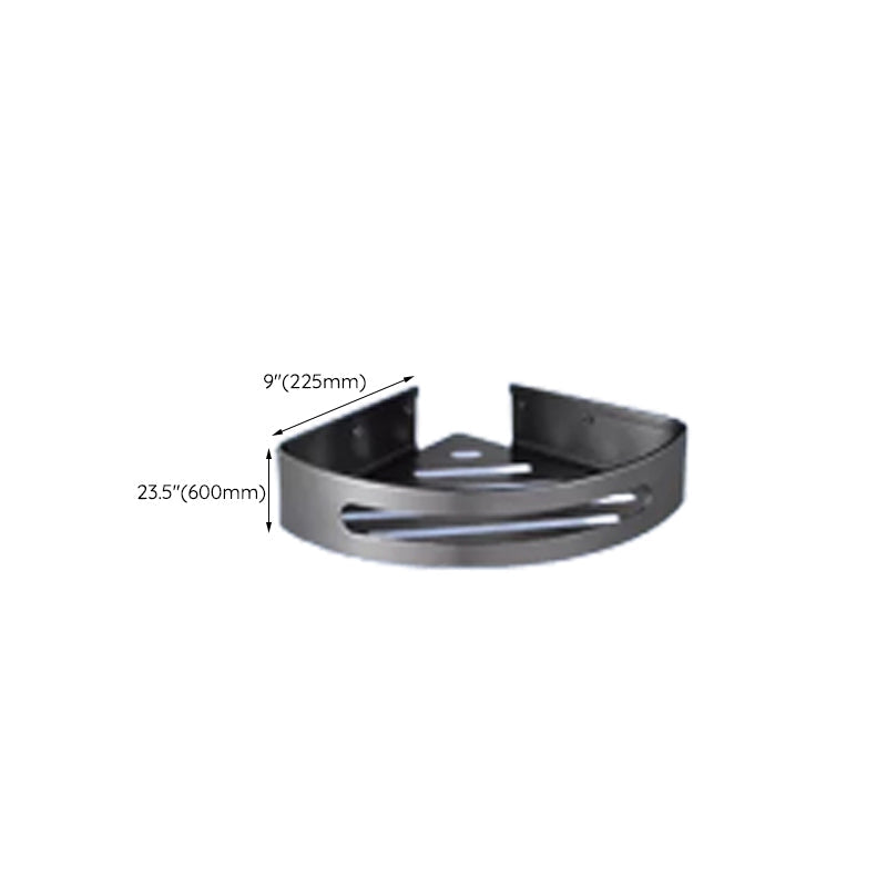 Avtoit | Contemporary bathroom accessory set made of aluminum with towel holder/bath shelf