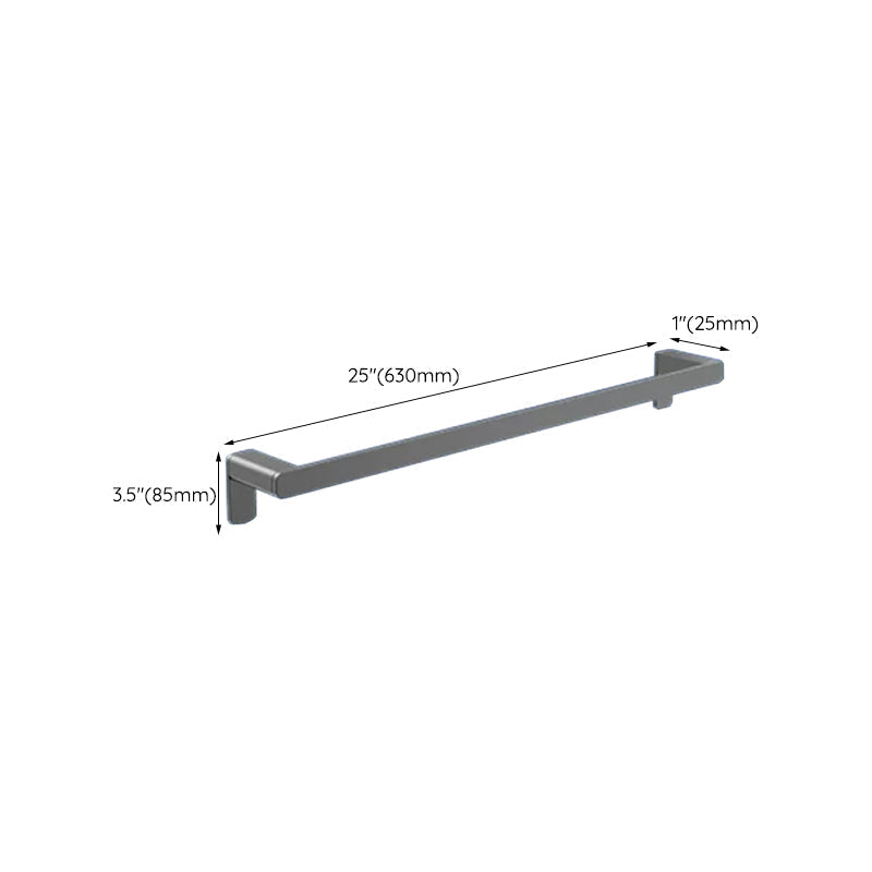 Avtoit | Contemporary bathroom accessory set made of aluminum with towel holder/bath shelf