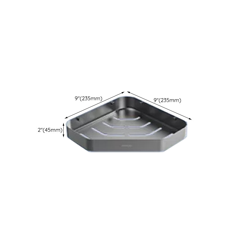 Avtoit | Contemporary bathroom accessory set made of aluminum with towel holder/bath shelf