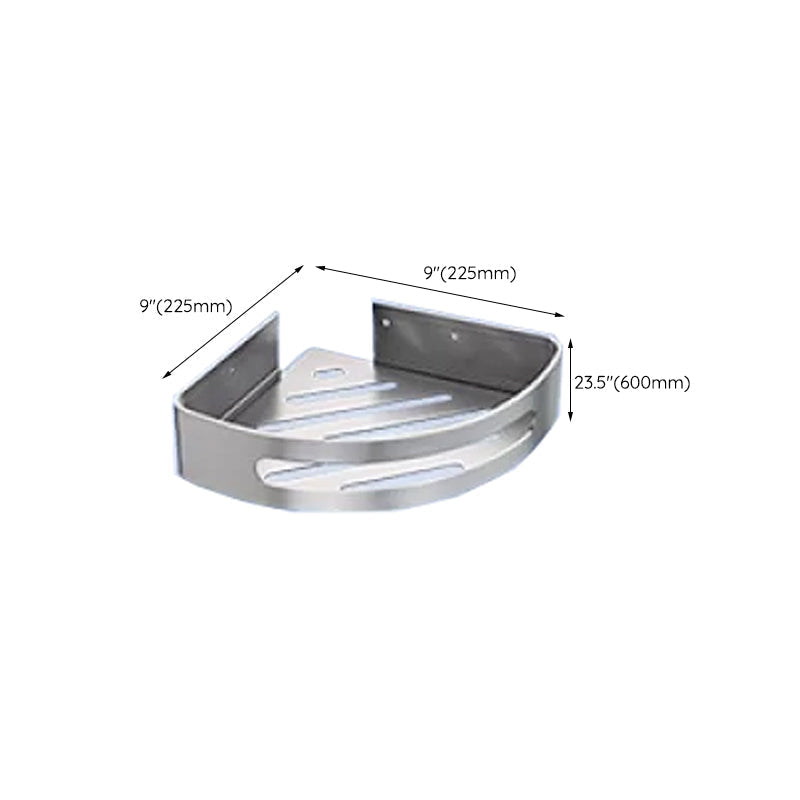 Avtoit | Contemporary bathroom accessory set made of aluminum with towel holder/bath shelf