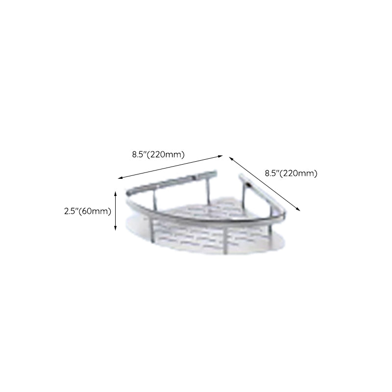 Avtoit | Contemporary bathroom accessory set made of aluminum with towel holder/bath shelf