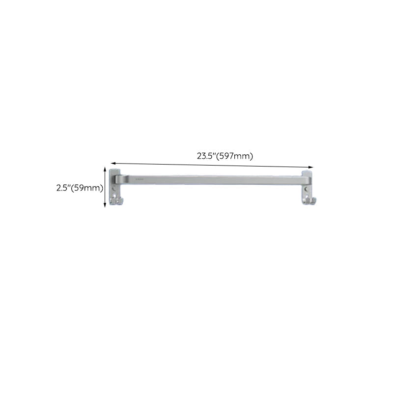Avtoit | Contemporary bathroom accessory set made of aluminum with towel holder/bath shelf