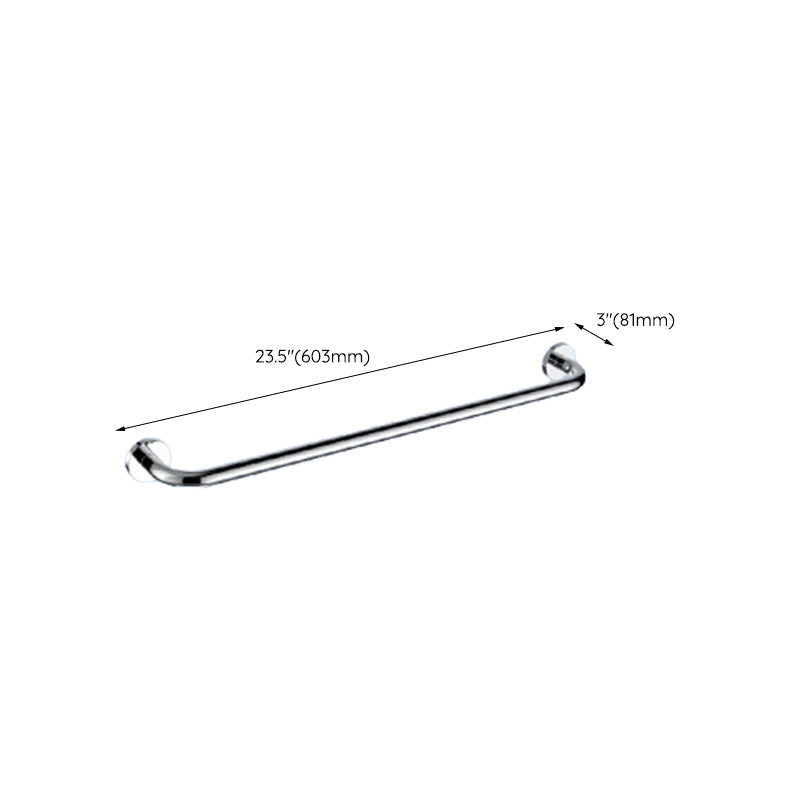 Avtoit | Contemporary bathroom accessory set made of aluminum with towel holder/bath shelf