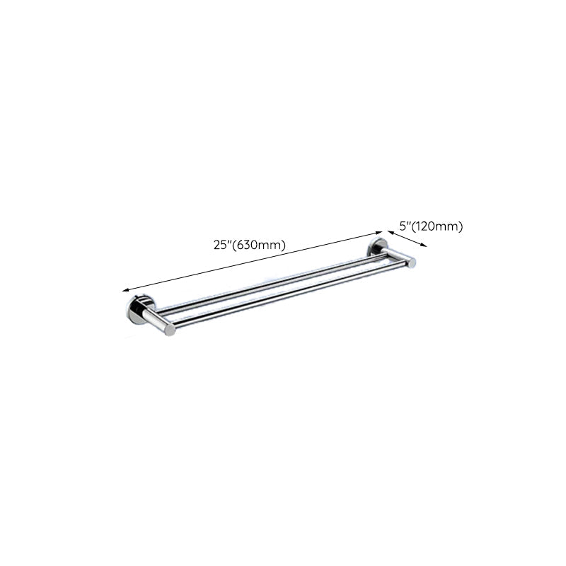 Avtoit | Contemporary bathroom accessory set made of aluminum with towel holder/bath shelf