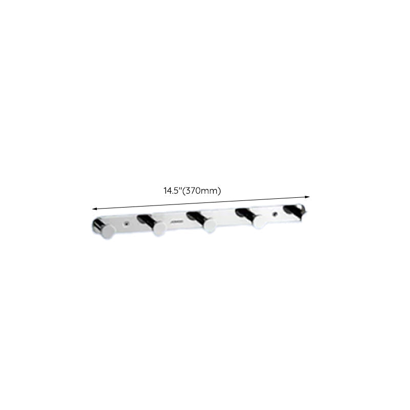 Avtoit | Contemporary bathroom accessory set made of aluminum with towel holder/bath shelf
