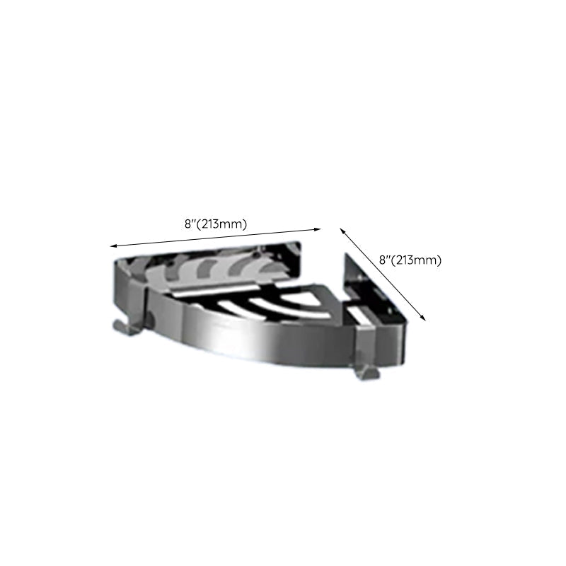 Avtoit | Contemporary bathroom accessory set made of aluminum with towel holder/bath shelf