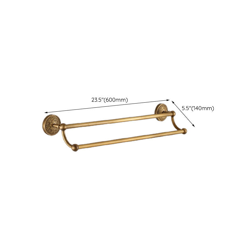 Avtoit | Traditional Bathroom Accessory Set Gold Paper Holder Bathroom Set