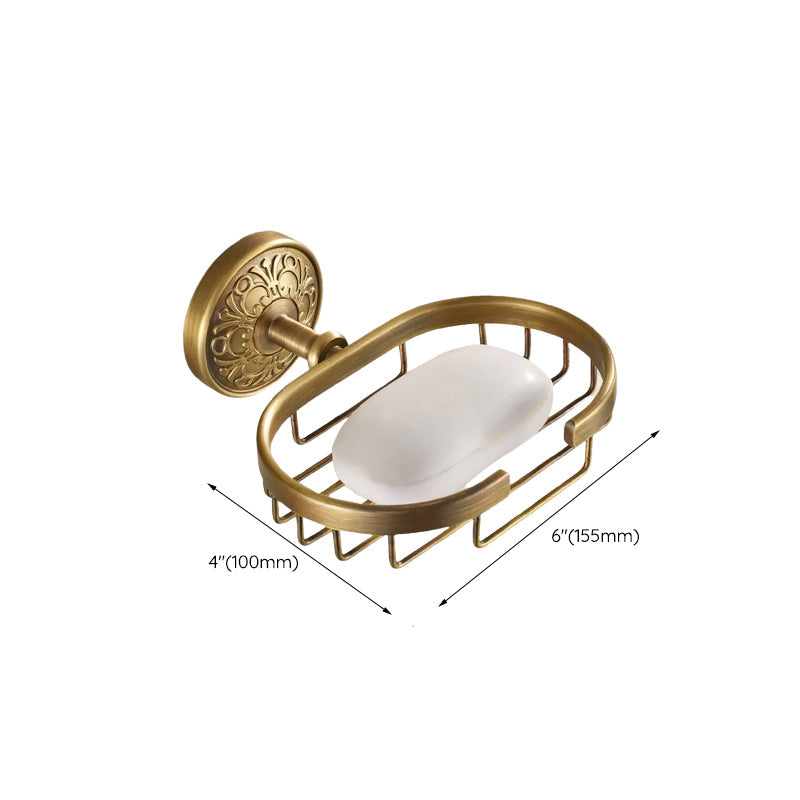 Avtoit | Traditional Bathroom Accessory Set Gold Paper Holder Bathroom Set