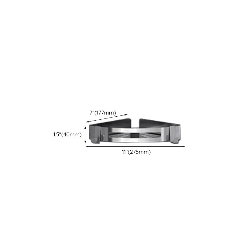 Avtoit | Polished Chrome Modern Bathroom Accessory Set in Stainless Steel with Bath Shelf/Towel Bar