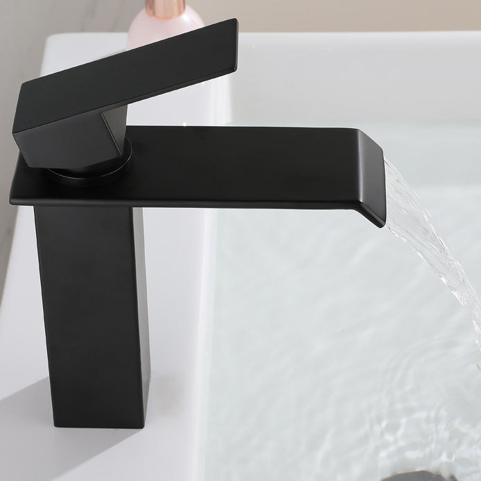 Avtoit | Industrial Faucets Faucet Stainless Steel Lever Handles Waterfall Spout Bathroom Faucet