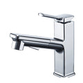 Avtoit | Modern Brass Water Faucet Center Mount Bathroom Faucet with Water Hose