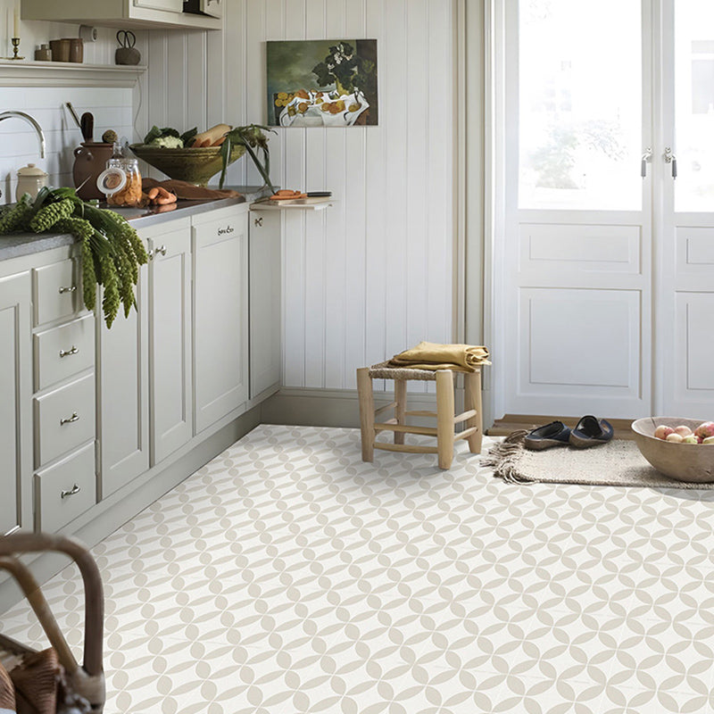 Avtoit | Square Interior Vinyl Floor Peel and Stick Coin Hole Graphic Waterproof Vinyl Floor