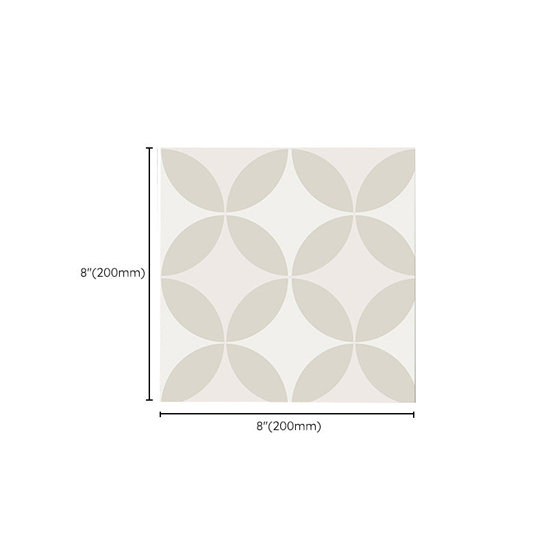 Avtoit | Square Interior Vinyl Floor Peel and Stick Coin Hole Graphic Waterproof Vinyl Floor