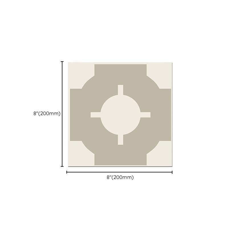Avtoit | Square Indoor Print Vinyl Floor Peel and Stick Waterproof Vinyl Floor