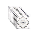 Avtoit | Square Indoor Vinyl Flooring Self-Adhesive Flower Pattern Waterproof Vinyl Flooring