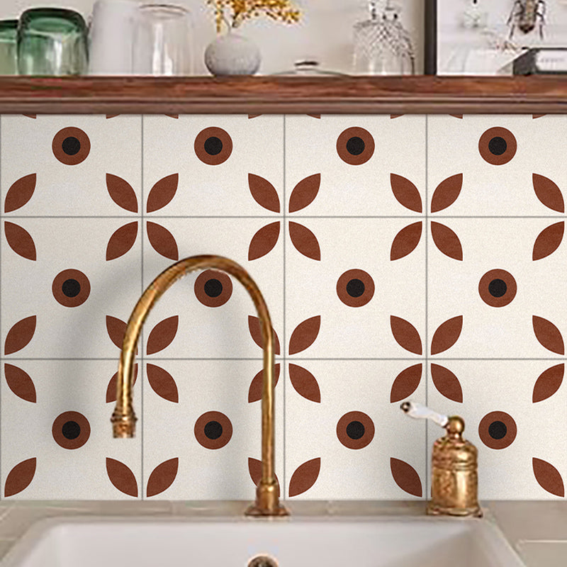 Avtoit | Indoor Vinyl floor floral pattern peel and stick waterproof square vinyl floor