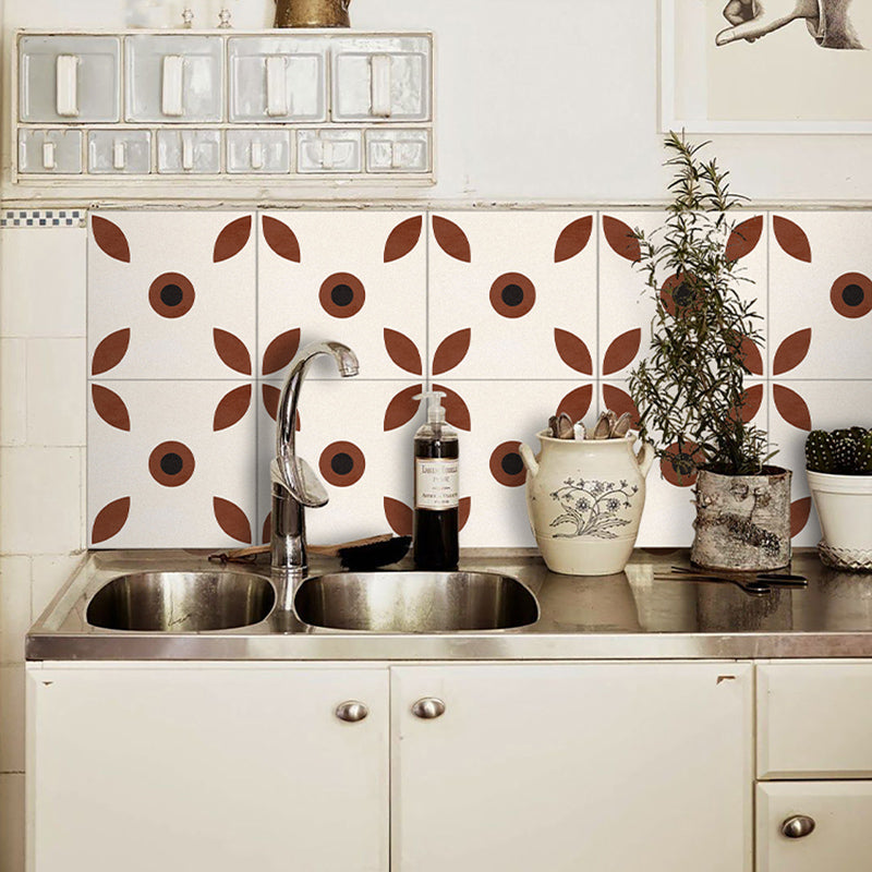 Avtoit | Indoor Vinyl floor floral pattern peel and stick waterproof square vinyl floor