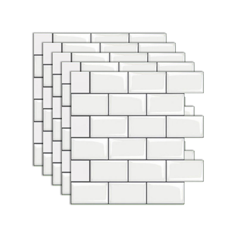 Avtoit | Peel and Stick Subway Tiles Waterproof Plastic Tile Rectangular Peel & Stick Tile for the Kitchen