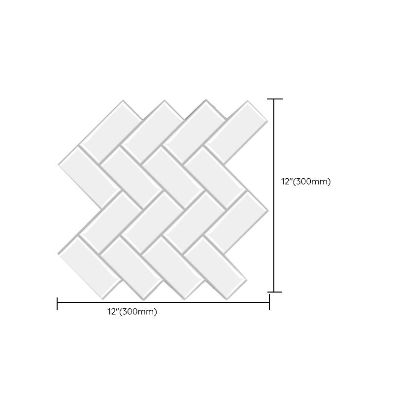 Avtoit | Peel and Stick Subway Tiles Waterproof Plastic Tile Rectangular Peel & Stick Tile for the Kitchen