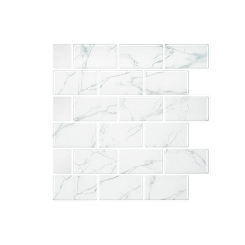 Avtoit | Peel & Stick Subway Tiles Plastic Stain Resistant Peel & Stick Subway Tiles 5-Pack