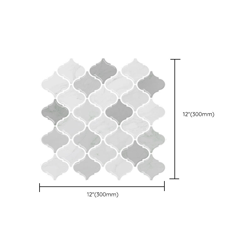 Avtoit | Peel & Stick Subway Tiles Plastic Stain Resistant Peel & Stick Subway Tiles 5-Pack
