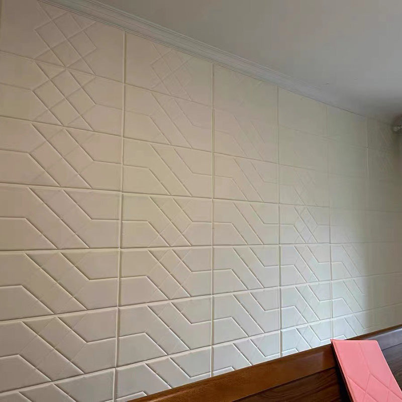 Avtoit | 3D Embossed Foam Wall Panel Living Room Waterproof Wall Panel