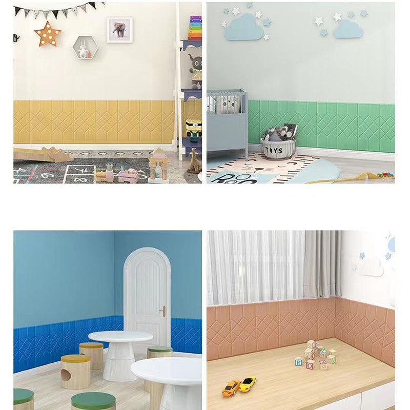 Avtoit | 3D Embossed Foam Wall Panel Living Room Waterproof Wall Panel