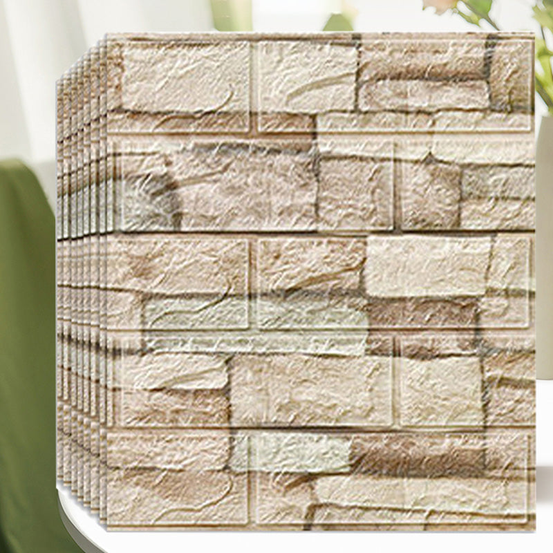 Avtoit | Country House Wall Shelf 3D Brick Living Room Wall Panel Set of 2